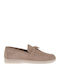 Δερμάτινα Γυναικεία Loafers σε Πράσινο Χρώμα