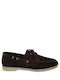Δερμάτινα Γυναικεία Loafers σε Καφέ Χρώμα