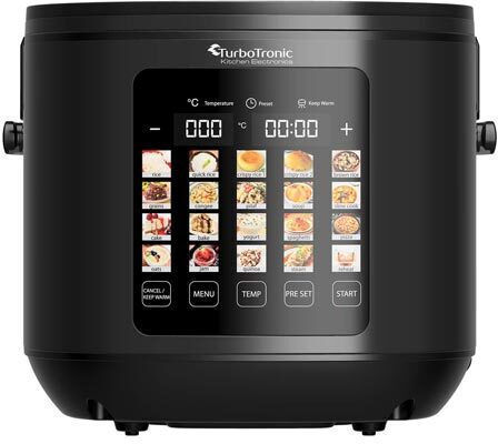 Turbotronic Мултикукър 860W с Капацитет 5лт Кафяв