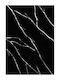 3d Panou Decorativ de Perete Pvc 280cm X 122cm X 0.3cm Carrara Black Sbc204