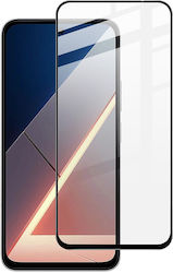 Full Cover Mobile Screen Protector Tempered Glass 9h Compatible with Xiaomi Poco M7 Black