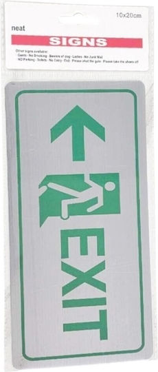 Αυτοκόλλητη Επιγραφή Exit Left 10x20cm