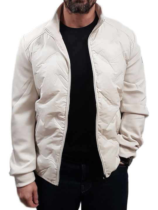 Jacket Puffer Windproof Off White