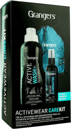 Σετ Φροντίδας Καθαρισμού Ενεργά Ρούχα Εξοπλισμό Grangers Activewear Care Kit 750ml +100ml