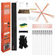 Vevor Metallic Chimney Cleaning Brush Square
