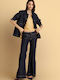 Damenjeans Schlaghose Blue