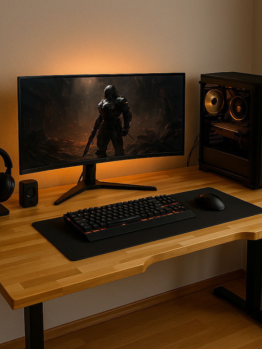 Ηλεκτρικό Γραφείο Skymnos Gaming Μασίφ Ξύλο Οξι...