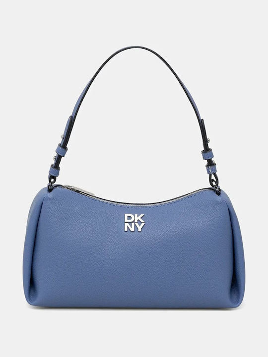 DKNY Remy Leather Women's Bag Shoulder Light Blue