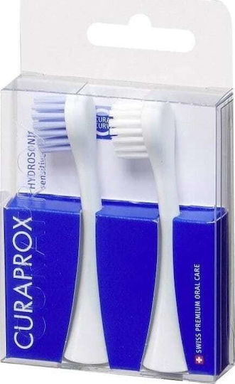 Curaprox Hydrosonic Ortho/Pro Sensitive Ersatzköpfe für Elektrische Zahnbürsten Weiß / Blau 2 Stück
