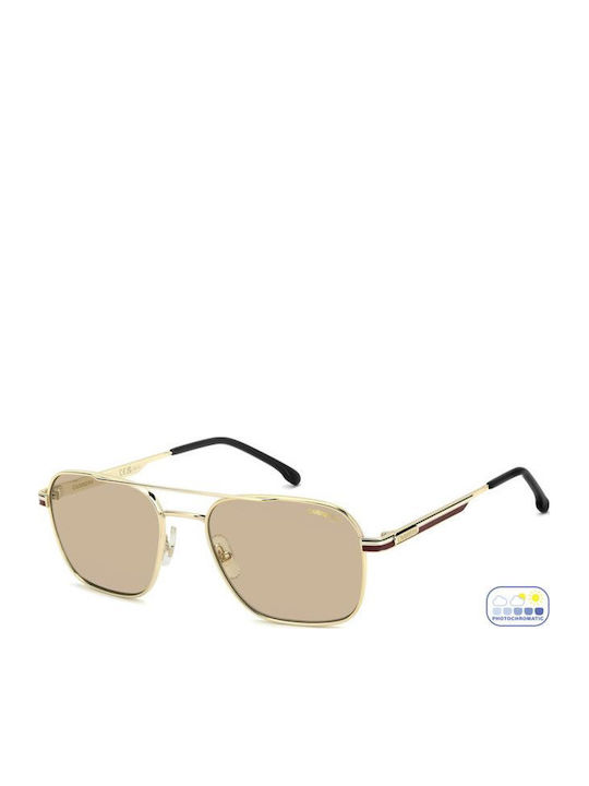 Carrera Unisex Sunglasses With Gold Metallic Fr...
