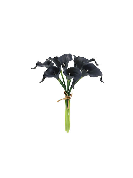 Black Lilium Bouquet 8 Flowers 18x17x35cm 12/14...