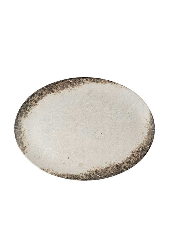 Kutahya Porselen Serving Platter Oval made of Porcelain Beige 33x19cm Kutahya Porselen Serving Platter Oval made of Porcelain Beige 33x19cm