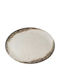 Kutahya Porselen Serving Platter Oval made of Porcelain Beige 27x16cm