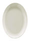 Kutahya Porselen Serving Platter Oval made of Porcelain Beige 27x16cm