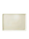 Kutahya Porselen Serving Platter Rectangular made of Porcelain Beige 35x26cm