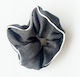 Scrunchie Σούρα Σχέδιο Black