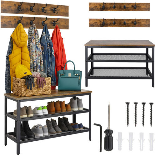 Mobilier de Intrare cu Cuier & Dulap pentru Pantofi 73x44x30cm Mobilier de Intrare cu Cuier & Dulap pentru Pantofi 73x44x30cm