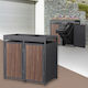 ML-Design Plastic Coș de gunoi Deșeuri 240lt