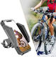 Suport Telefon Bicicletă Lățime Reglabilă 59-98 Mm Prindere Pe Ghidon Negru
