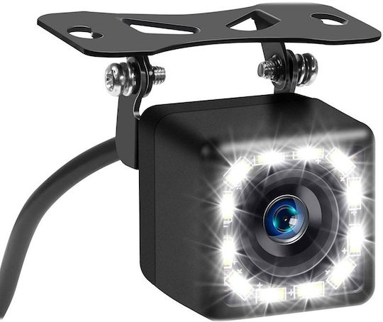 12l Rearview Camera Led Lighting Hd Car Navigation Av Connection Water Dust Resistant Ip66