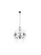 Toolight Candelabru cu Cristale Negru OSW-01245