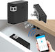 Lacăt Electronic în culoare Negru cu Conectivitate Bluetooth și Wi-Fi