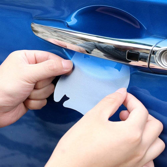 Door Handle Scratch Protection Transparent Set 4 Pieces