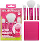 Real Techniques Glow To Go Travel Set Vivid Σετ Πινέλα Μακιγιάζ Ταξιδίου 4τμχ
