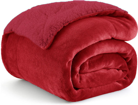 Ehome Super-Queen 220x240cm Burgundische Decke Ehome Super-Queen 220x240cm Burgundische Decke