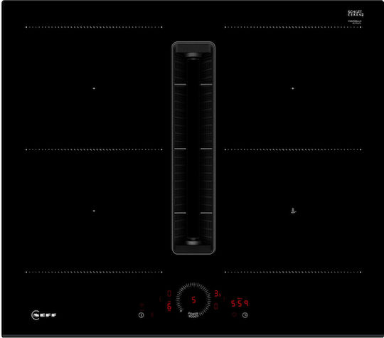 Neff N 70 Smart Induction Cooktop Autonomous with Hood & Child Lock Function 59.2x52.2εκ.