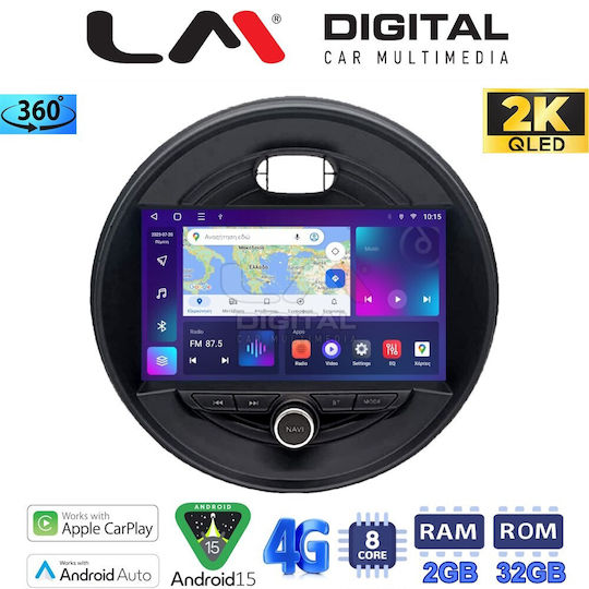 LM Digital Car Audio System for Mini Cooper / Clubman 2015 (Bluetooth/USB/WiFi/GPS/Apple-Carplay/Android-Auto)