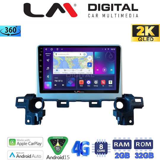 LM Digital Ηχοσύστημα Αυτοκινήτου για Mazda CX-5 2018 (Bluetooth/USB/WiFi/GPS/Apple-Carplay/Android-Auto)
