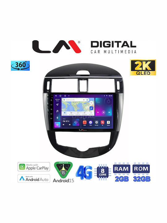 LM Digital Автомобилна Аудио Система с Clima (Блутут/USB/WiFi/GPS/Apple-Carplay/Android-Auto)