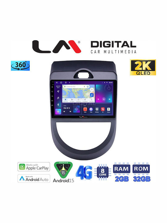 LM Digital Sistem Audio Auto pentru Kia Suflet 2009 > 2013 (Bluetooth/USB/WiFi/GPS/Apple-Carplay/Android-Auto)