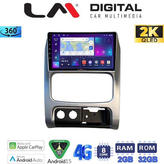 LM Digital Car Audio System for Jeep Cherokee / Liberty 2002-2007 (Bluetooth/USB/WiFi/GPS/Apple-Carplay/Android-Auto)