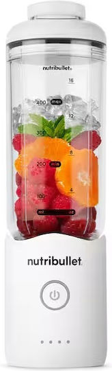 NutriBullet Flex Μπλέντερ με Πλαστική Κανάτα 590 ml 7.4V White