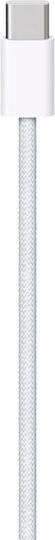 Apple Braided USB 2.0 Cable USB-C male - USB-C 60W Λευκό 1m AP-MW493ZM/A