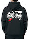 Hoodie Rolling Stones 1 Rock Avenue Black