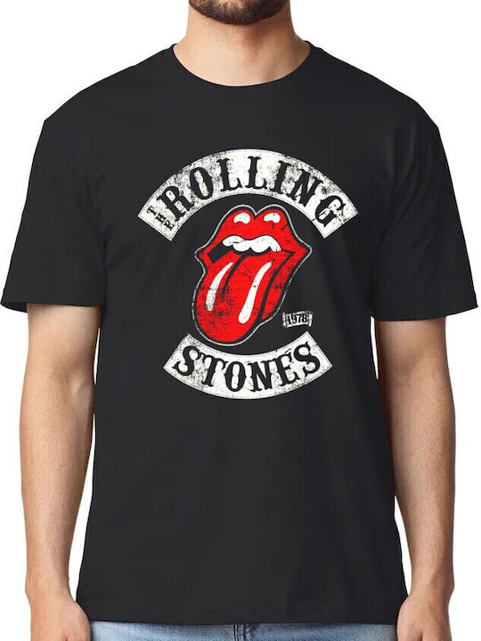 T-shirt Rolling Stones 2 Rock Avenue Black