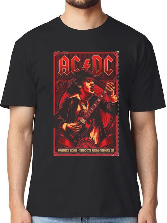 T-shirt Acdc 10 Rock Avenue Black