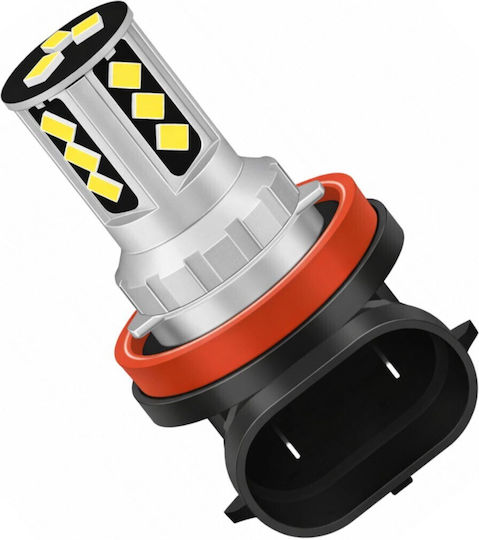 Vencore 3216-10195 H10 Canbus Gen4 LED Lamp Base H10 Canbus Gen4 18 SMD 3020 9W 2800 Lumen 8-48 Volt Cold White 6000K 3216-10195