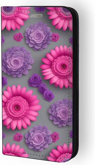 Θήκη Book Σχέδιο Flowers 91591 Poco X7 5g