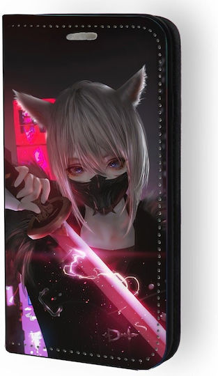 Handyhülle Book Anime Girl Design 91084 Redmi Note 12 Pro 4G