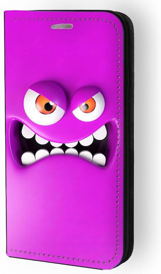 Калъф Книга Дизайн Crazy Face 91848 Poco X7 5g