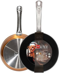 Cok Handelspfanne Aluminium Chef Alfredo Kupfer 28 cm Dicke 4 mm