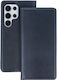 Smart Book Silicon / Piele / Tesatura Albastru marin (Xiaomi 17 Pro)