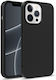 Matt Umschlag Rückseite Silikon Schwarz (SAMSUNG GALAXY A57 5G)
