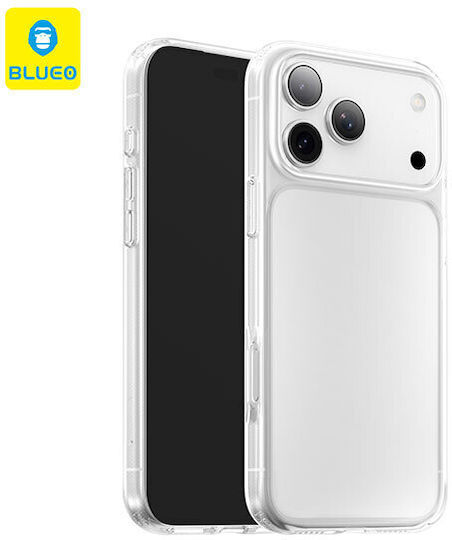 Blueo Crystal Drop Задна корица Прозрачен (iPhone 17 Pro)