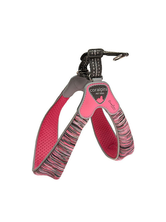 Pet Camelot Dog Harness Powermix Pink Melange Sz8