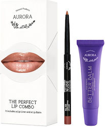 Aurora Natural The Perfect Lip Combo Σετ Μακιγιάζ για τα Χείλη Nude Natural 2τμχ Aurora Natural The Perfect Lip Combo Σετ Μακιγιάζ για τα Χείλη Nude Natural 2τμχ